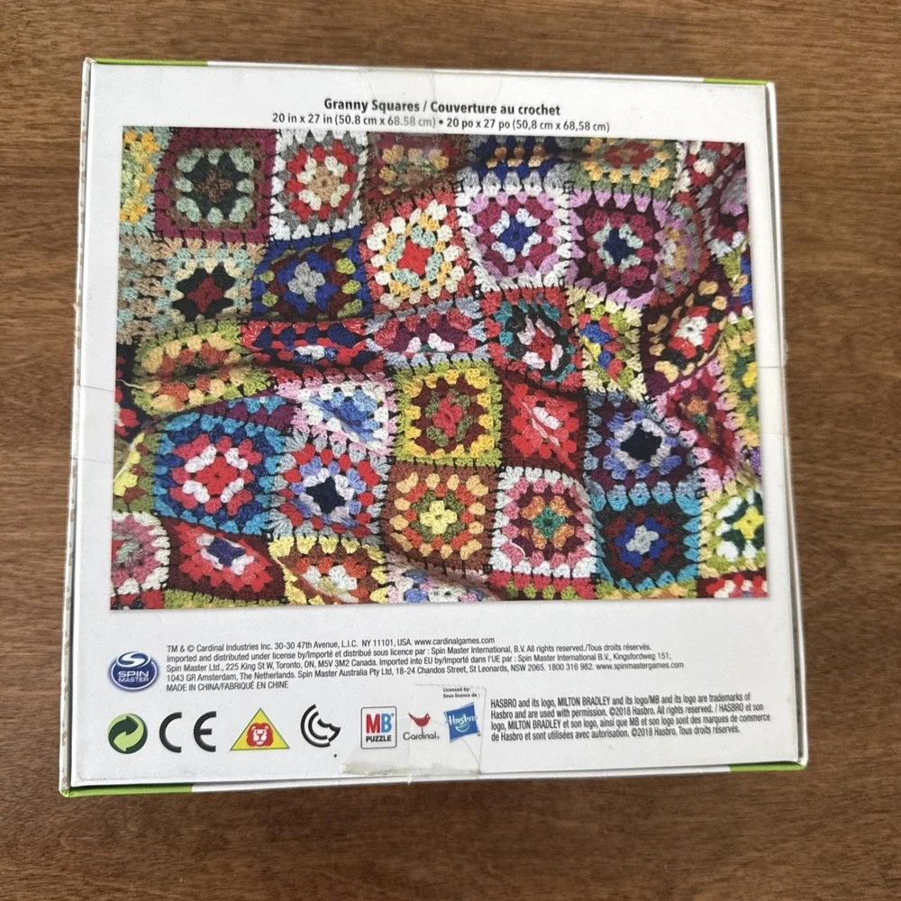Big Ben Hasbro Milton Bradley Puzzle 750 Pc Granny Squares